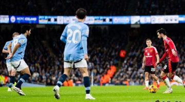 شاهد أهداف فوز مانشستر يونايتد على المان سيتي بالدوري الإنجليزي