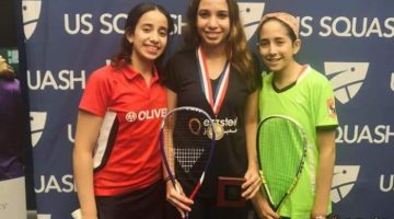 مصر تحصد 5 ألقاب في بطولة أمريكا المفتوحة لناشئي الاسكواش