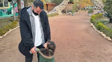 أحمد حاتم يحتفل بعيد ميلاده بصحبة أبنه “عزيز” في أحدث ظهور له