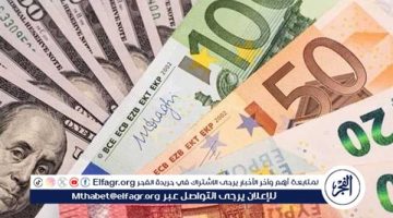 أسعار العملات العربية والاجنبية أمام الجنيه المصري في تعاملات اليوم الاثنين