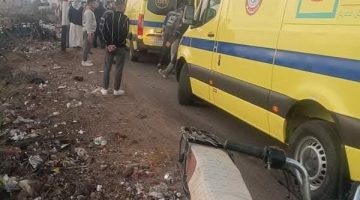 أصابة شخصان إثر إصطدام أتوبيس مع سيارة نصف نقل على الطريق الإقليمى بالمنوفية