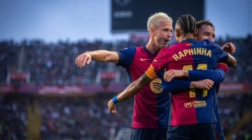برشلونة يفوز على مايوركا بخماسية في الدوري الإسباني
