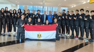 بعثة منتخب مصر للبومزا تعود للقاهرة بعد انجاز برونزية بطولة العالم