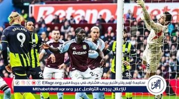 مانشستر سيتي يتأخر أمام أستون فيلا في الدوري الإنجليزي