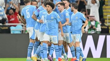 مانشستر سيتي يتعادل مع كريستال بالاس في الدوري الإنجليزي