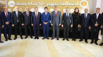 محافظ الجيزة يشهد احتفالية تجهيز 180 عروس من المقبلات علي الزواج