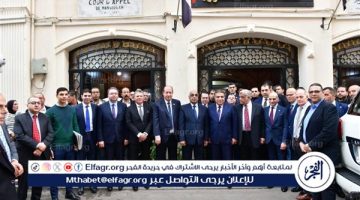 محافظ الدقهلية ووزير العدل يفتتحان مكتب الشهر العقاري بمجمع محاكم المنصورة