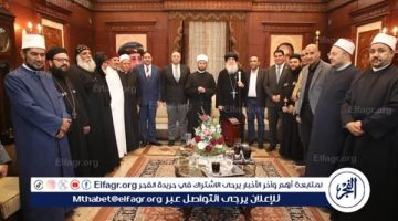 محافظ بني سويف ووزير الأوقاف يزوران المطرانية