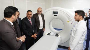 محافظ مطروح يفتتح قسم الأشعة المقطعية بمستشفى الحمام المركزي