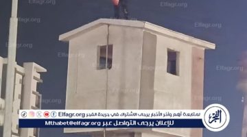 مريض نفسي ويتعاطى مخدرات…كواليس محاولة شاب اضرام النيران بنفسه اعلى برج مراقبة سجن المنصورة القديم