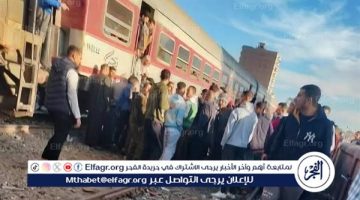 مصرع شخص صدمة قطار في مغاغة بالمنيا