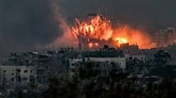 مقتل 11 فلسطينيا ليل أمس خلال غارات جوية إسرائيلية على منطقة تقع غرب مدينة خان يونس