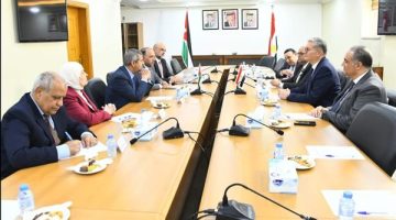 وزير البترول يعقد جلسة مباحثات مع نظيره الأردنى
