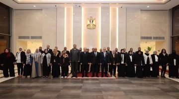 وزير العدل يشهد أداء اليمين القانونية للأعضاء الجدد بمصلحة الشهر العقاري