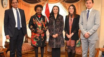 وزيرة التضامن تبحث التعاون مع المفوضية الأفريقية لحقوق الإنسان والشعوب
