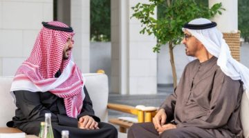 وزير الدفاع ورئيس الإمارات يبحثان العلاقات والتطورات