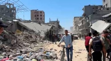 استشهاد (7) فلسطينيين في غارة إسرائيلية على حي الشجاعية