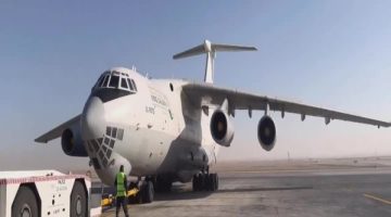 مغادرة الطائرة السعودية الإغاثية الـ 5 إلى مطار دمشق الدولي
