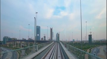 تشغيل المسار البرتقالي محور طريق المدينة المنورة من قطار الرياض