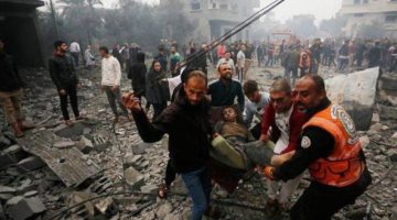 استشهاد (8) فلسطينيين جراء قصف إسرائيلي على مخيم البريج ومدينة غزة
