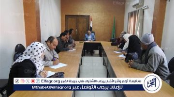 اجتماع موسع بمديرية الزراعة بالفيوم لمتابعة منظومة كارت الفلاح والحيازات الزراعية