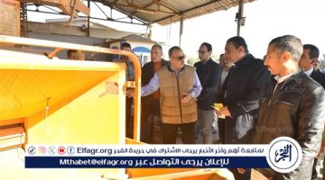 محافظ أسيوط يتفقد مصنع تدوير المخلفات بقرية إسكندرية التحرير
