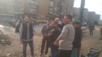 محافظ القليوبية يتابع أعمال انشاء 3 كباري مشاة بمحور الفريق العصار 