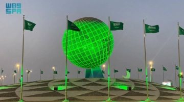 3000 علم أخضر تكسو ميادين وشوارع جدَّة