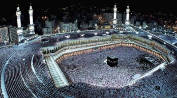 الحرم من السماء.. سكينة وخشوع وأمان