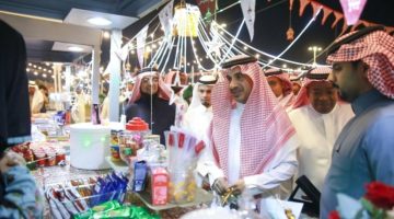 محافظ الليث يتفقَّد أنشطة «سوق الليالي الرمضاني»