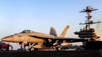 مقاتلة أمريكية تسقط 11 مسيرة تابعة للحوثيين