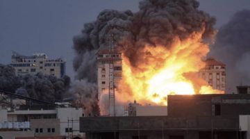 استشهاد 254 فلسطينيًا في غارات جوية إسرائيلية على قطاع غزة