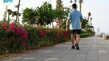 إقبال على رياضة المشي في جازان خلال شهر رمضان