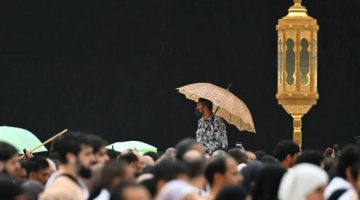 أمطار على أنحاء متفرقة من مكة المكرمة