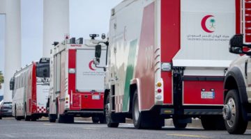 الهلال الأحمر بمكة المكرمة يرفع جاهزيته القصوى بالتزامن مع الحالة المطرية الغزيرة