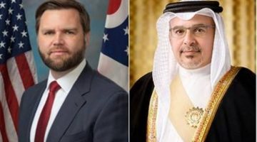 ولي عهد البحرين ونائب الرئيس الأمريكي يبحثان المستجدات الإقليمية والدولية
