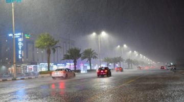 “الأرصاد”: أمطار متوسطة ورياح شديدة على جازان