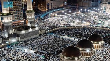 أكثر من (3) ملايين قاصد للمسجد الحرام يوم 22 رمضان