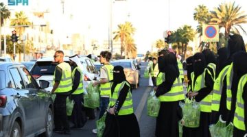 شباب وفتيات تبوك بميادين الخير في شهر الخير
