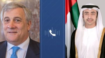وزير خارجية الإمارات ونظيره الإيطالي يبحثان القضايا الإقليمية والدولية (هاتفيًا)