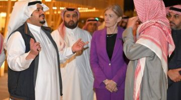 نائب أمير الرياض يزور مشروع المسار الرياضي
