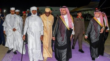 رئيس جمهورية تشاد يصل إلى جدة