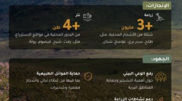 “محمية الملك سلمان” تحتفي بزراعة (3) ملايين شتلة بالتزامن مع مبادرة السعودية الخضراء