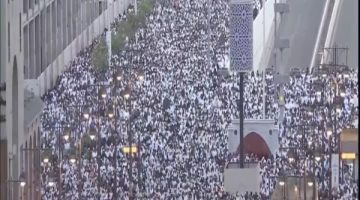 صلاة عيد الفطر في المسجد النبوي
