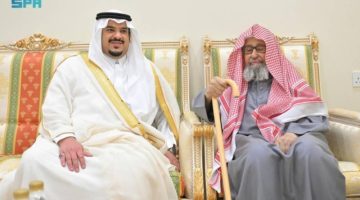 نائب أمير منطقة الرياض يزور عدد من أعضاء هيئة كبار العلماء