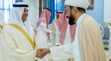 محافظ الأحساء يستقبل المهنئين بعيد الفطر المبارك
