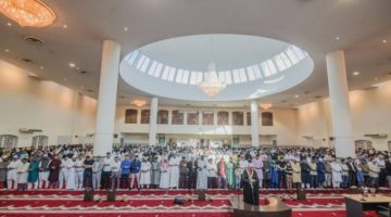 “الشؤون الإسلامية” تقيم صلاة العيد في أكبر مركز إسلامي في أمريكا الجنوبية