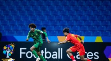 “كأس آسيا تحت 20 عامًا”: الأخضر يتغلّب على الصين (2 – 1)