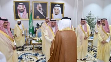أمير نجران يرعى حفل معايدة مسؤولي القطاعات المدنية ومنسوبي الإمارة