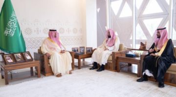 محافظ الدرعية يستقبل رئيسي المحكمة العامة والنيابة العامة بالمحافظة